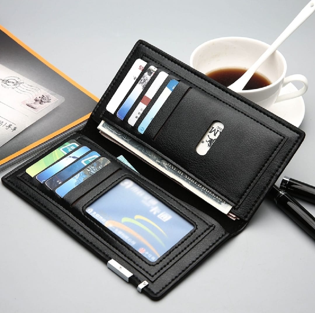 Kangro Ultra Slim Long Purse Wallet For Men.